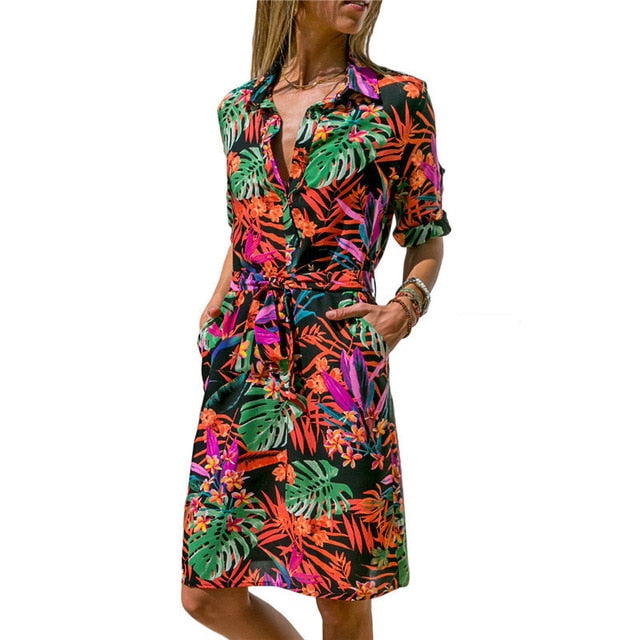 Long Sleeve Shirt Dress