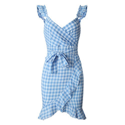 Women's Off Shoulder Short Midi Dress