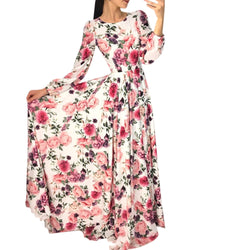 Women Floral Print  Party Dress